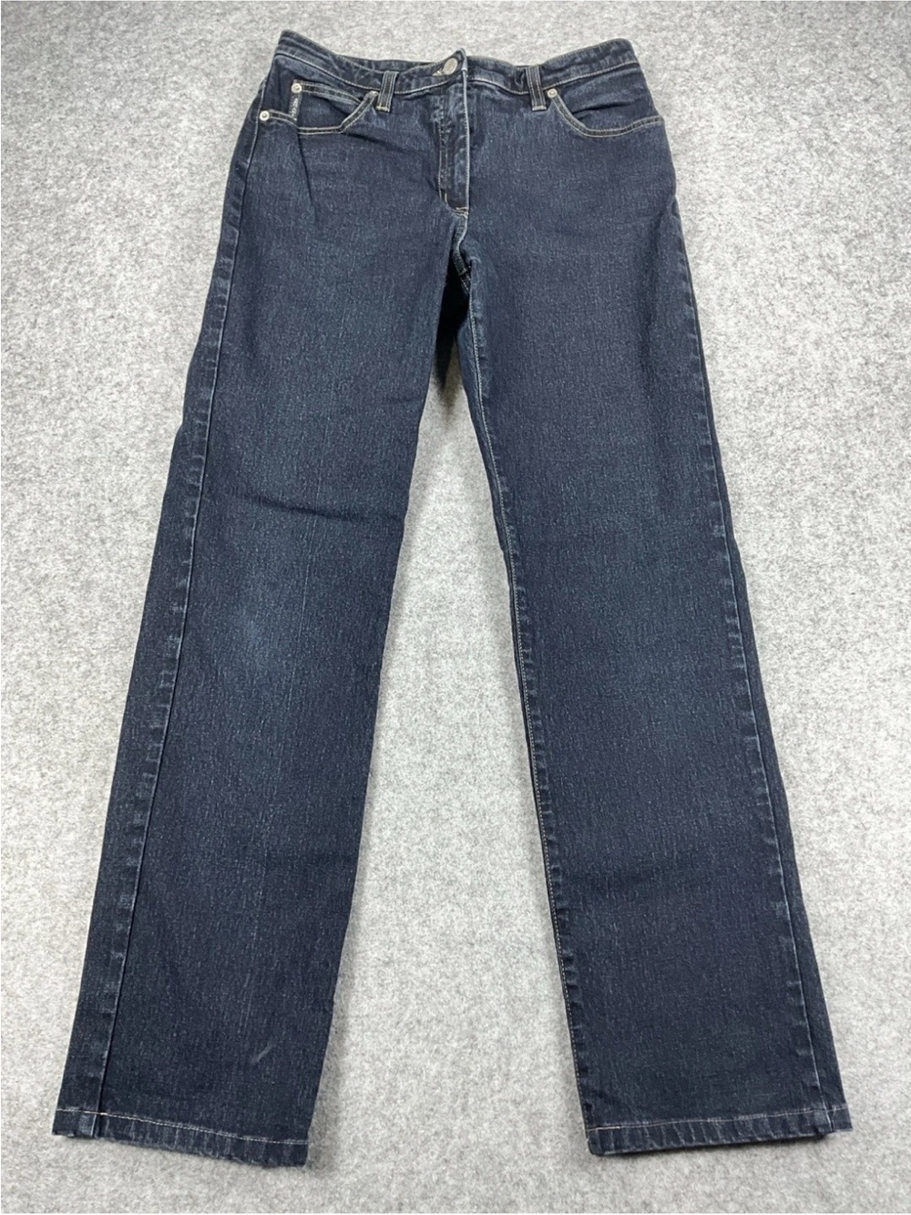 AJ ARMANI JEANS SIZE W28 L28 INDIGO 001 SERIES BLUE COMFORT FIT STRAIGHT WOMENS